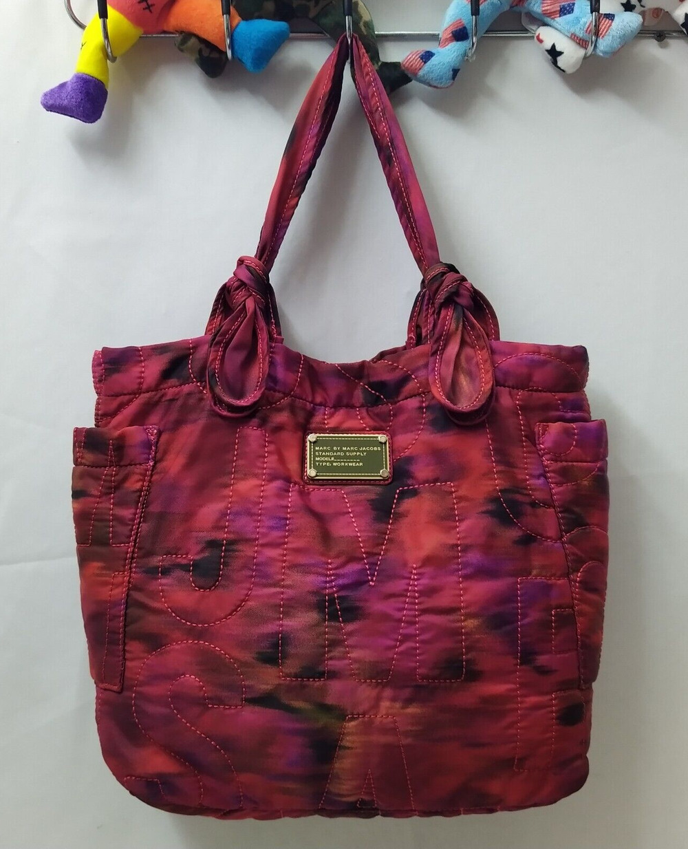 Marc By Marc Jacobs Multicolor Nylon Double Handles Tote Bag